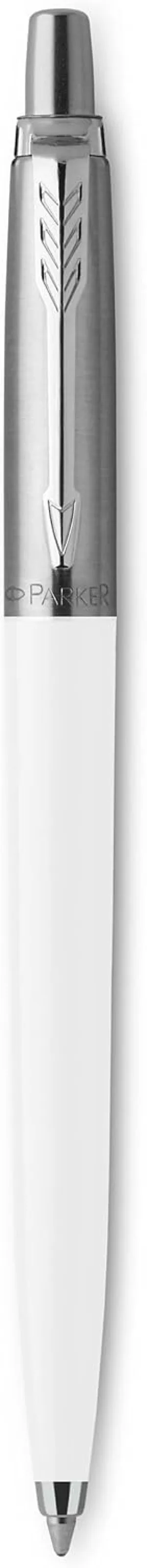Parker Jotter Originals Ballpoint Pen, Classic White Finish, Medium Point, Blue Ink, 1 Count