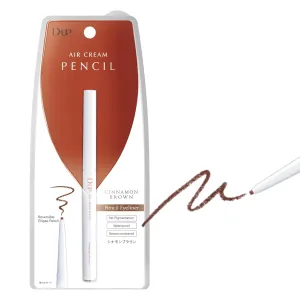 Pencil Eyeliner, Smooth Eye Makeup, Waterproof & Smudge Resistant Eye Liner, Japanese Brown Eyeliner Pencil for Women, Waterline Oval Shaped Liner Pencil, Air Cream Cinnamon Brown, 0.04 Oz