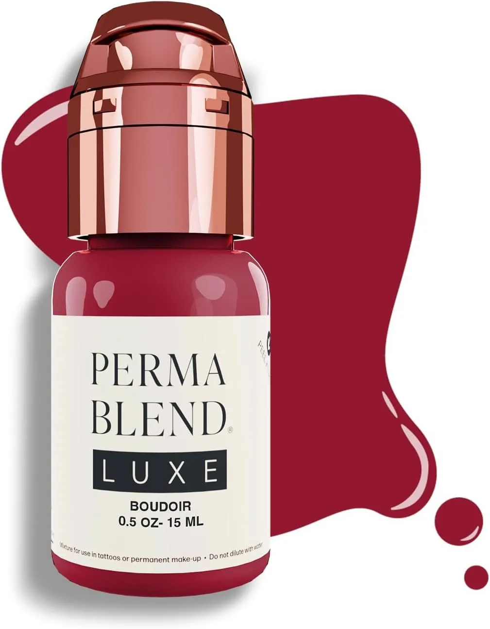 Perma Blend Luxe Berry Lip Set - Deep Red Tattoo Ink Set - Lip Blush Microblading Kit - Tattoo Supplies for PMU - Includes Cranberry & Boudoir - Vegan & Cruelty-Free (2 Ct, 0.5 oz Each)
