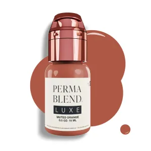 Perma Blend Luxe - Muted Orange - Microblading Ink for Lip Blush & Permanent Lip Makeup - Professional Tattoo Ink - Orange Tattoo Ink Makeup - Vegan (0.5 oz)