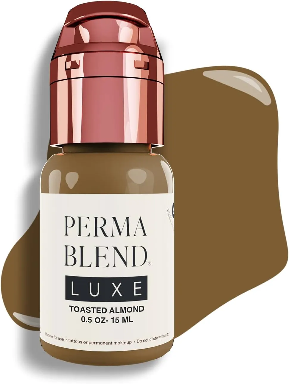 Perma Blend Luxe - Toasted Almond - Microblading Ink for Permanent Eyeliner - Professional Tattoo Ink - Brown Tattoo Ink Makeup - Vegan (0.5 oz)