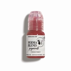 Perma Blend - French Fancy - Pink Tattoo Ink for Permanent Makeup - Lip Blush Microblading Ink to Enhance Color - Lip Blushing & Tattoo Supplies - Vegan (0.5 oz)