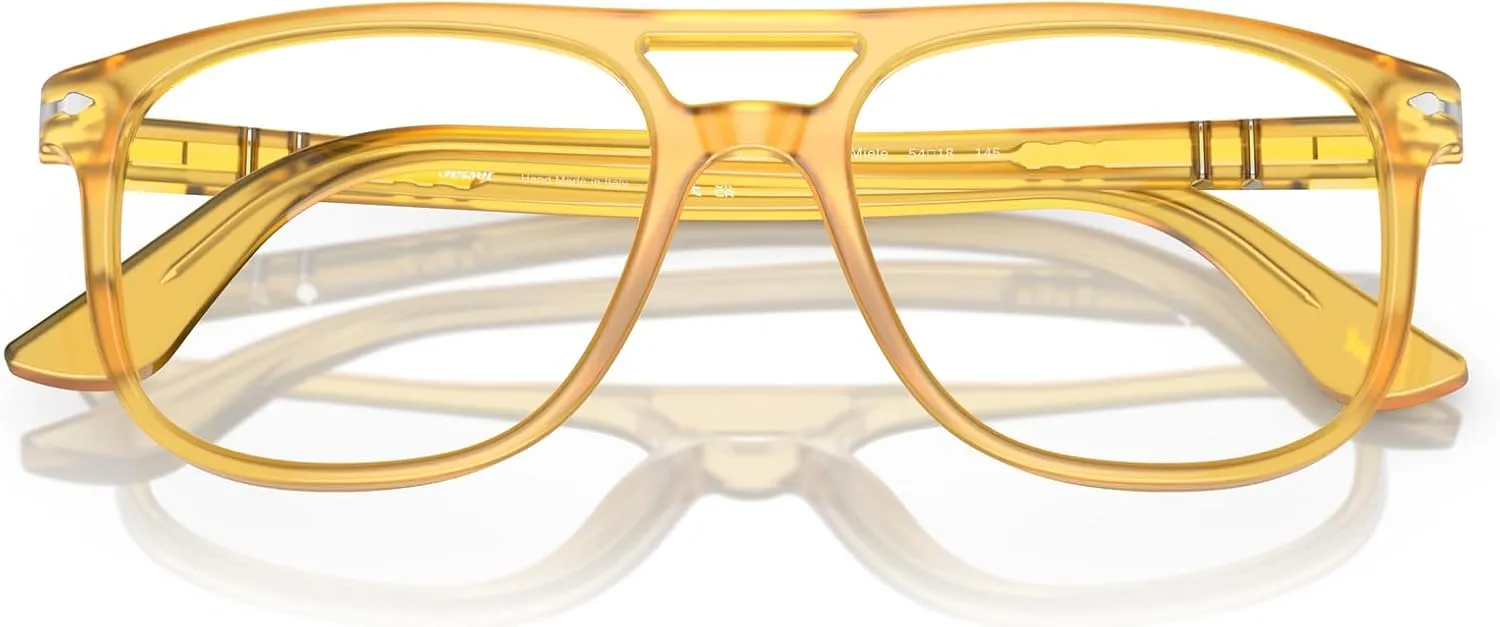 Persol Men's Po3329v Greta Aviator Prescription Eyewear Frames