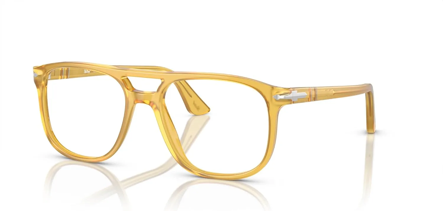 Persol Men's Po3329v Greta Aviator Prescription Eyewear Frames