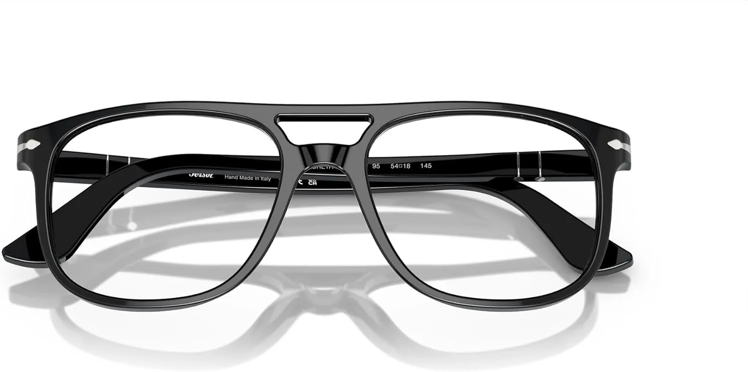 Persol Men's Po3329v Greta Aviator Prescription Eyewear Frames