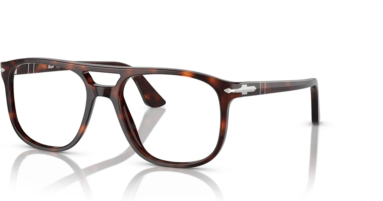 Persol Men's Po3329v Greta Aviator Prescription Eyewear Frames