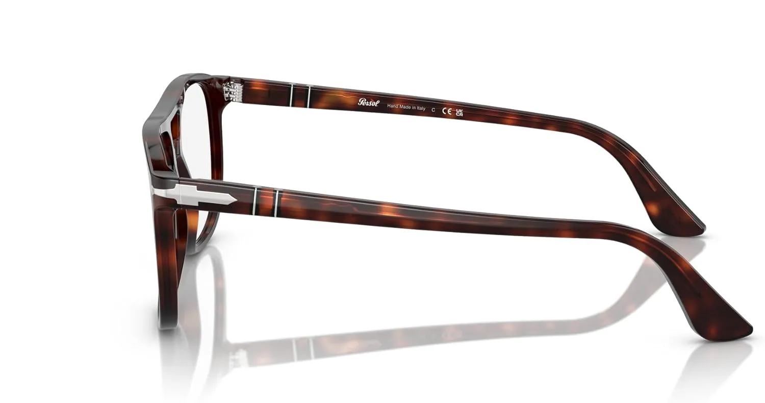 Persol Men's Po3329v Greta Aviator Prescription Eyewear Frames
