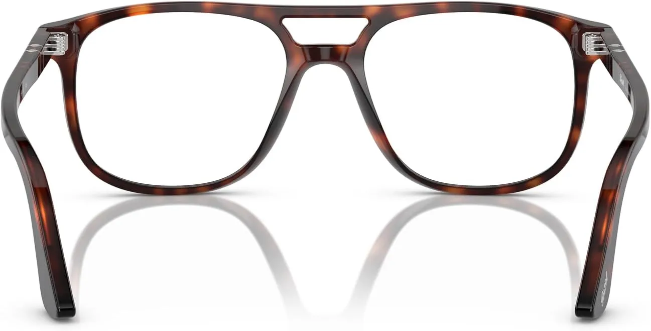 Persol Men's Po3329v Greta Aviator Prescription Eyewear Frames