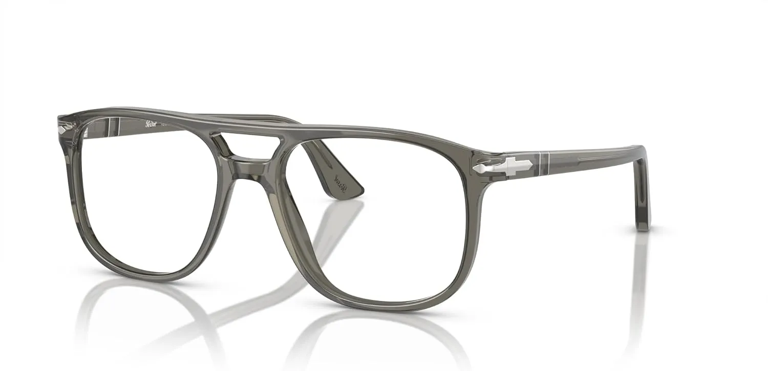 Persol Men's Po3329v Greta Aviator Prescription Eyewear Frames