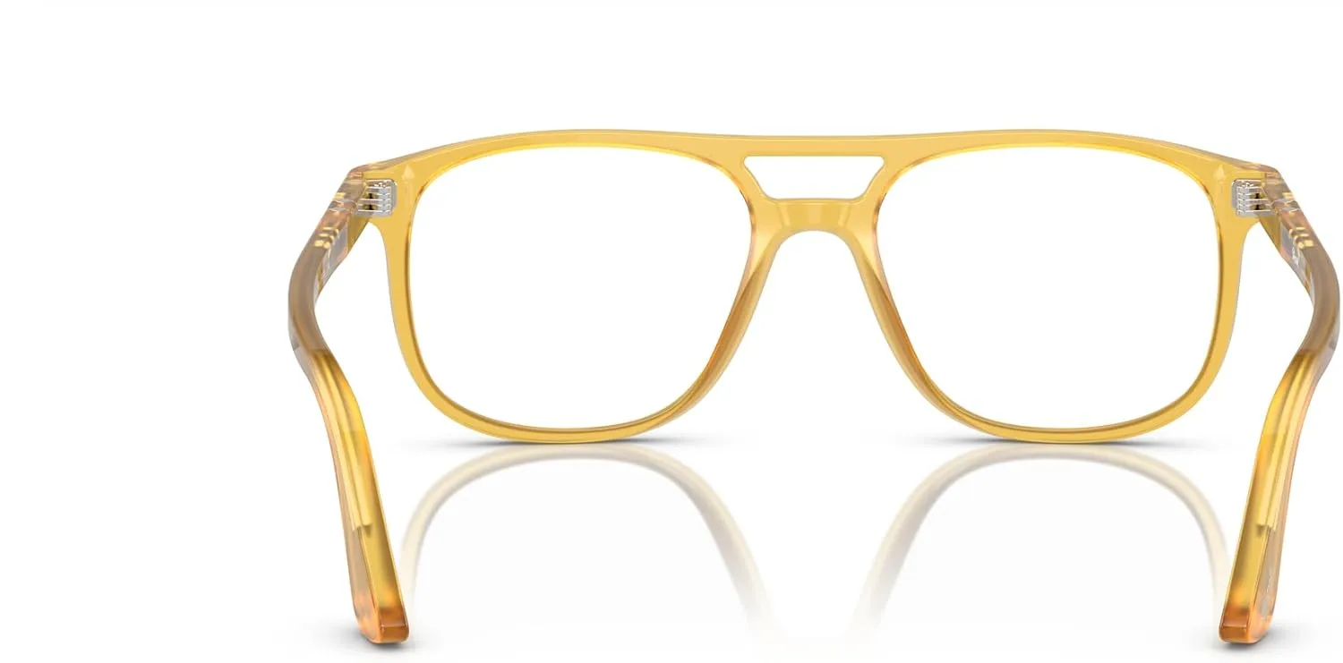 Persol Men's Po3329v Greta Aviator Prescription Eyewear Frames