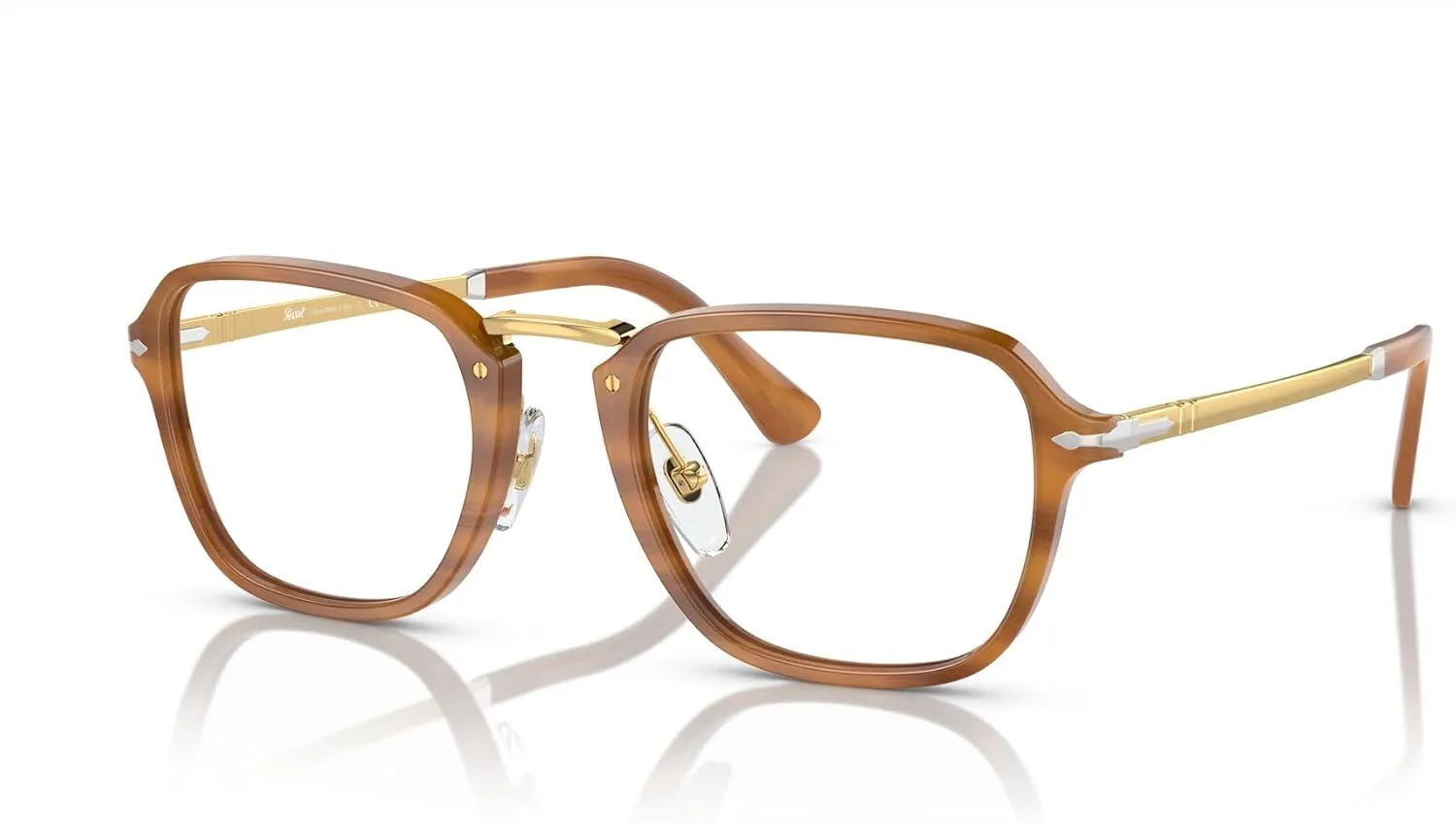 Persol Men's Po3331v Rectangular Prescription Eyewear Frames