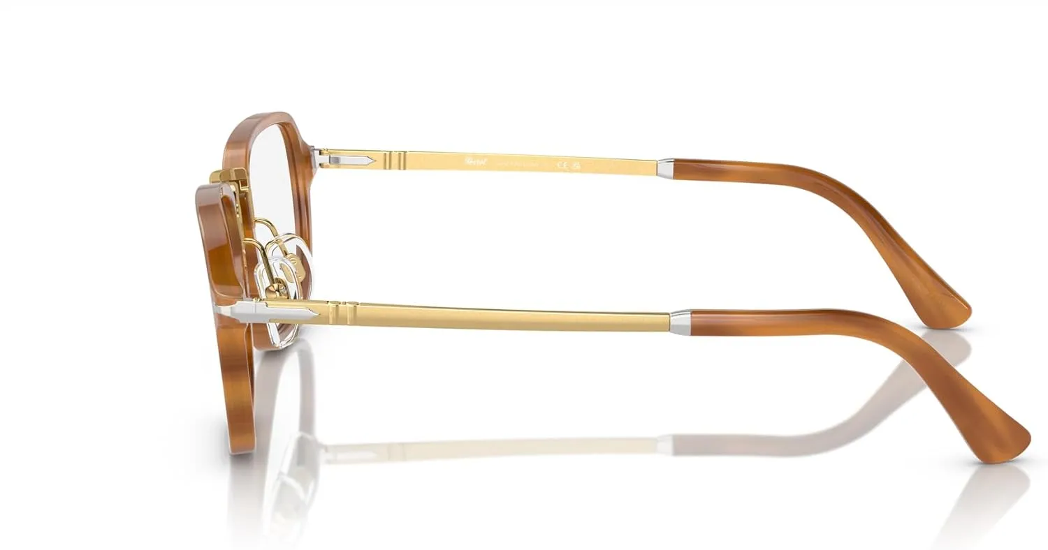 Persol Men's Po3331v Rectangular Prescription Eyewear Frames