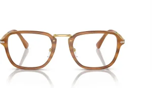 Persol Men's Po3331v Rectangular Prescription Eyewear Frames