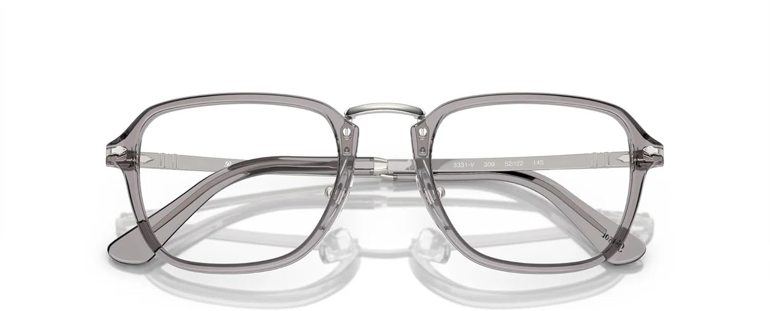 Persol Men's Po3331v Rectangular Prescription Eyewear Frames
