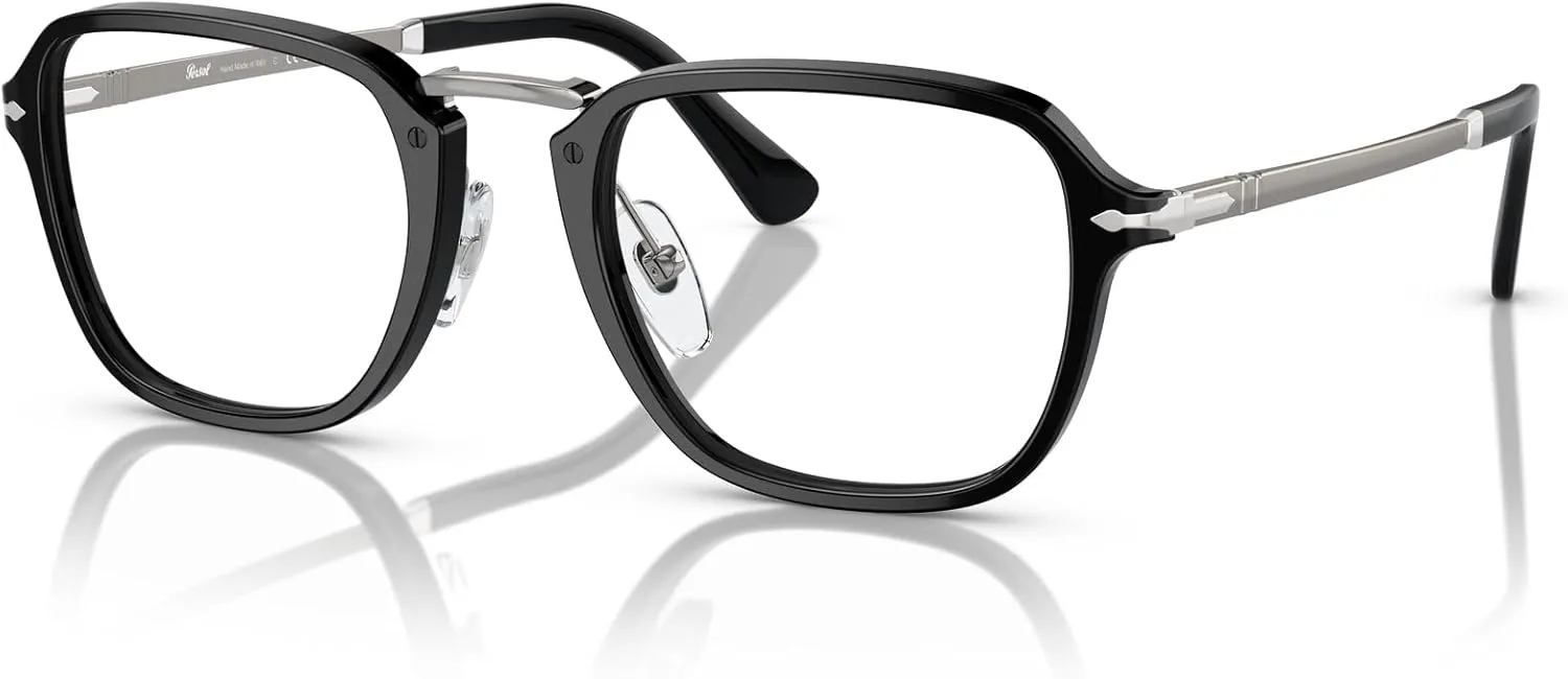 Persol Men's Po3331v Rectangular Prescription Eyewear Frames