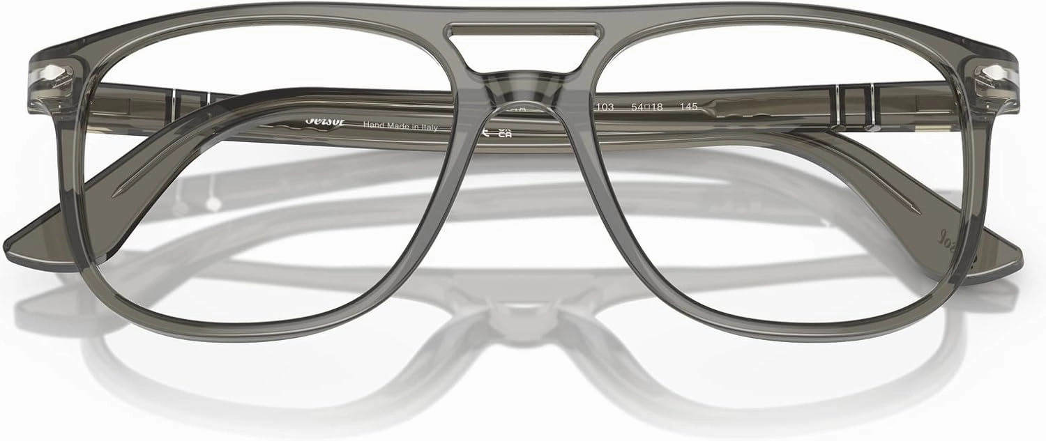 Persol Men's Po3329v Greta Aviator Prescription Eyewear Frames