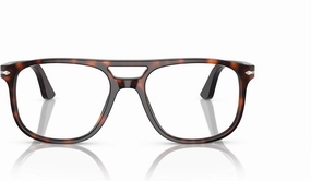 Persol Men's Po3329v Greta Aviator Prescription Eyewear Frames