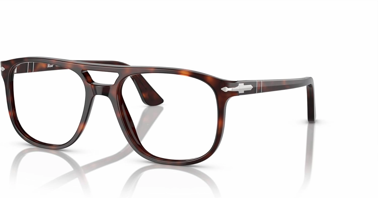 Persol Men's Po3329v Greta Aviator Prescription Eyewear Frames