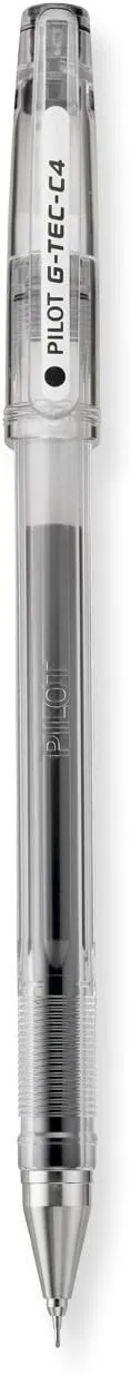 Pilot G-Tec-C Gel Rolling Ball Pens Black Ink, Ultra Fine Point, 10-COUNT 35491