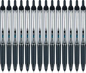 Pilot Precise V7 RT Refillable & Retractable Liquid Ink Rolling Ball Pens, Fine Point (0.7 mm), Black, 14-Pack
