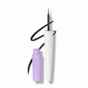 Pl.um Lash Serum Eyeliner | Clinically Proven To Boost Lash Growth | Intensely Pigmented | Matte Finish | Smudge-Proof | 01 Blackout