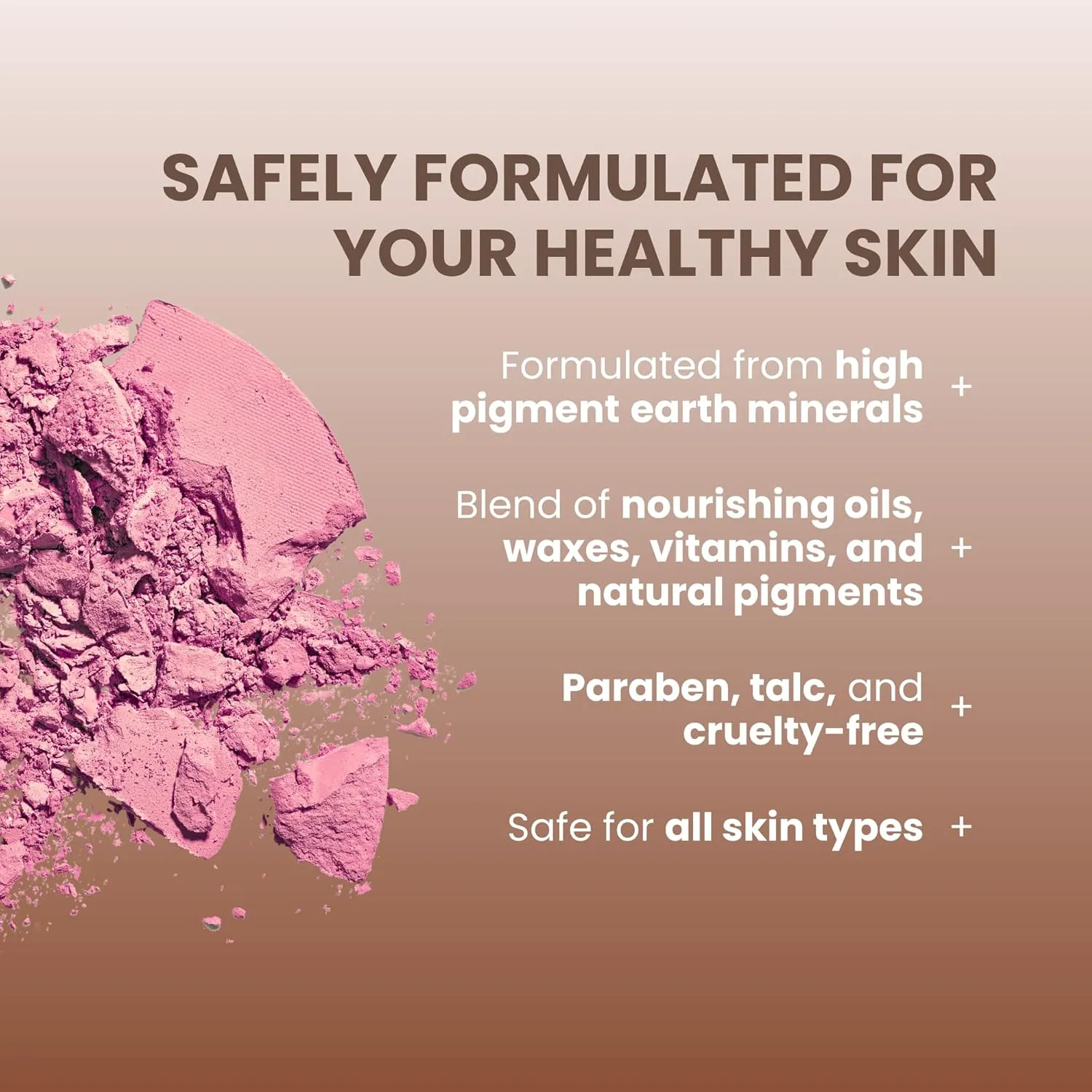 Poise Makeup HD Crème Fantasy | Brilliant Cream Color Formula Used as Eyeshadow Base, Smudge Finish Eye Color, Brow Definer, Highlight, Contour, and Lip Color, TAFFY