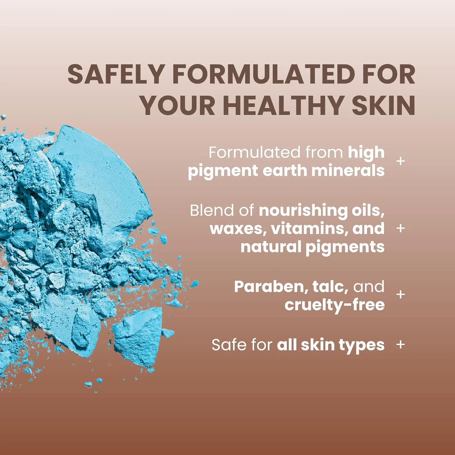 Poise Makeup HD Crème Fantasy Eyeshadow REFILL | Brilliant Cream Color Formula Used as Eyeshadow Base, Smudge Finish Eye Color, Brow Definer, Highlight, Contour, and Lip Color, CLOUD 9