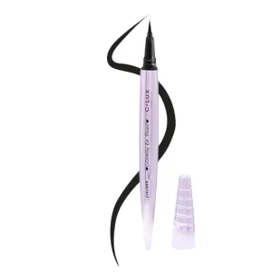 Precise Liquid Liner Eyeliner Black 01 Waterproof & Smudge-Proof | Fine Tip for Defined Eye Makeup | Long-Lasting Vegan Formula | 0.02oz