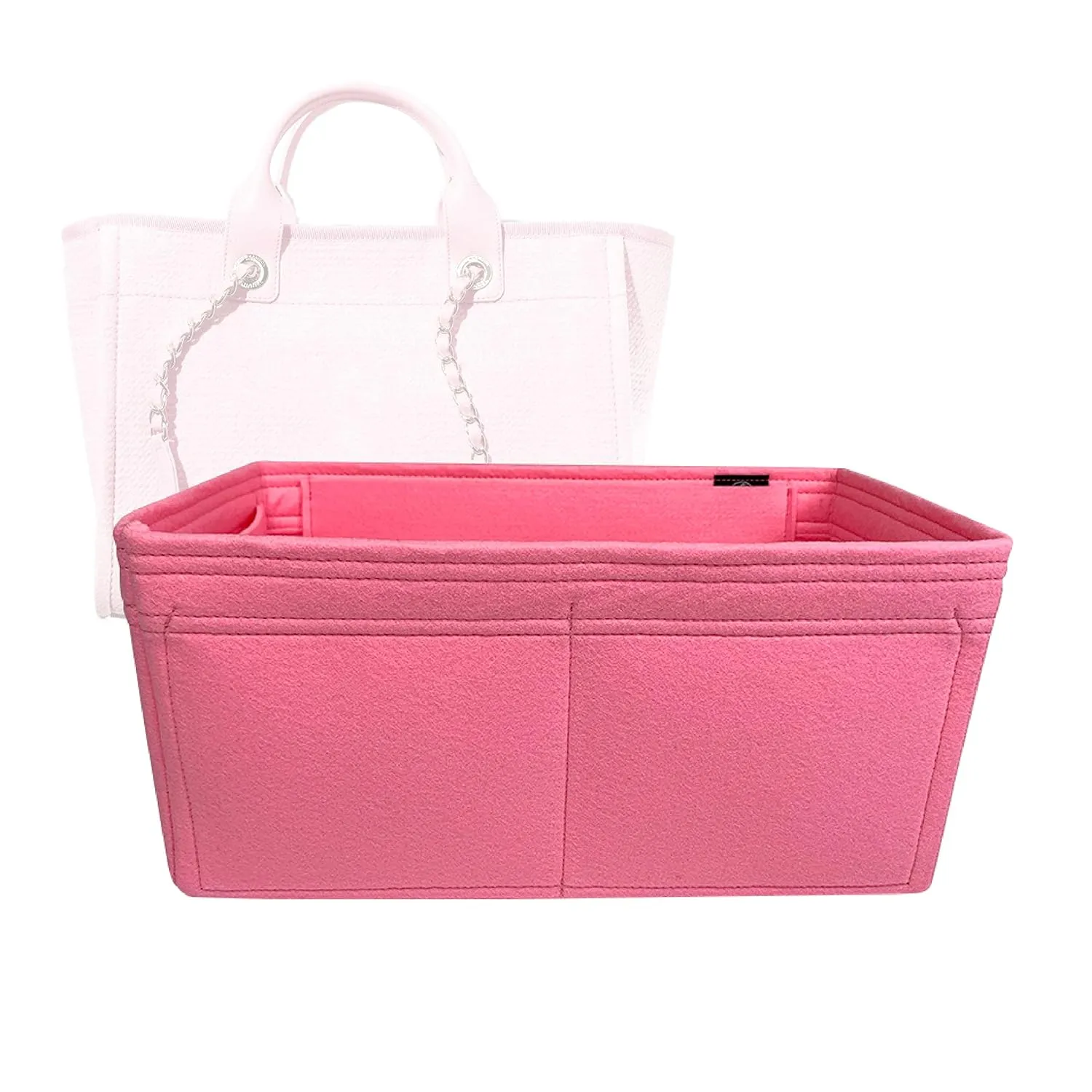 Premium Bag Organizer for Chanel Deauville Tote New Small (Ref Style: AS3257) (Handmade/20 Color Options) [Purse Organiser, Liner, Insert, Shaper]
