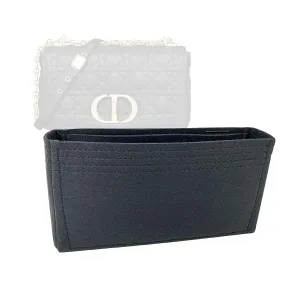 Premium Bag Organizer for Dior Caro Medium (Handmade/20 Color Options) [Purse Organiser, Liner, Insert, Shaper]