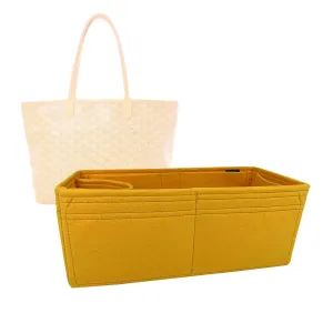 Premium Bag Organizer for Goyard Artois PM (Handmade/20 Color Options) [Purse Organiser, Liner, Insert, Shaper]