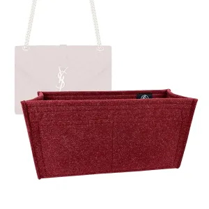 Premium Bag Organizer for Saint Laurent Envelope Medium (Handmade/20 Color Options) [Purse Organiser, Liner, Insert, Shaper]