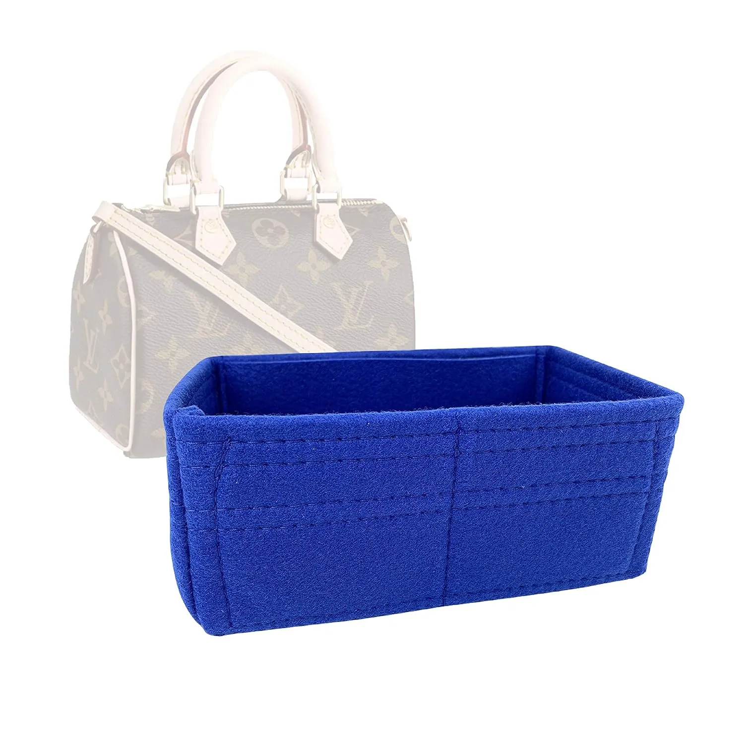 Premium Purse Organizer Insert For LV Nano Speedy, Speedy BB, Speedy 20, Speedy 22, Speedy 25, Speedy 30, Speedy 35, Speedy 40 (20 Color Options) [Bag Organiser, Liner, Insert, Shaper]