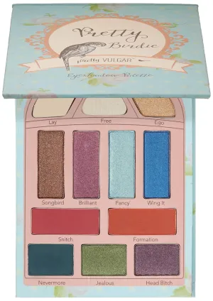 Pretty Vulgar Throwing Shade Eyeshadow Palette, Long-Lasting, Creamy, Blendable and Pigmented Matte & Shimmer Eyeshadows, Gluten-Free and Cruelty-Free, 1.4g / 0.05 Oz x 7, 1.2g / 0.04 Oz x 5