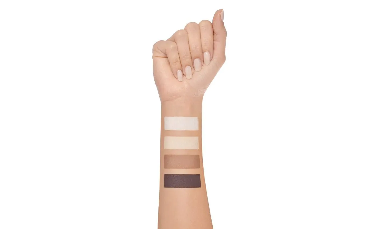 Pupa Milano Vamp! 4 Eyeshadow Palette, 001 Natural Matt, 0.183 oz - Eye Makeup - Matt, Satin, Metallic Finishes - Lightweight - Blends Easily - Talc-Free