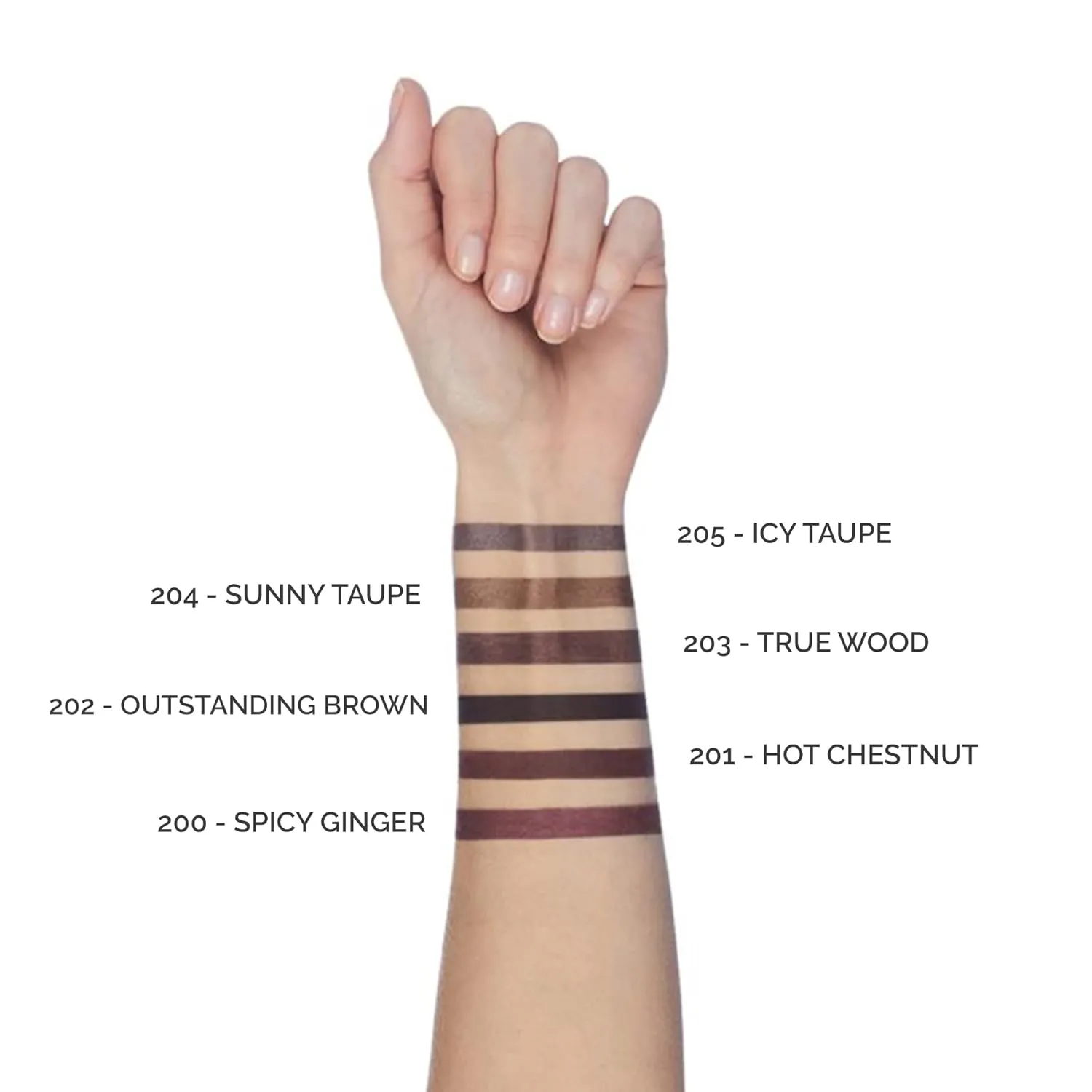 PUPA Milano Vamp! Waterproof Eye Pencil 202 Outstanding Brown - Rich, Cream Liner Pencil to Make Eyes Pop - Long Lasting, Smudge, Tear, Sweat, and Waterproof Formula - 0.12 oz