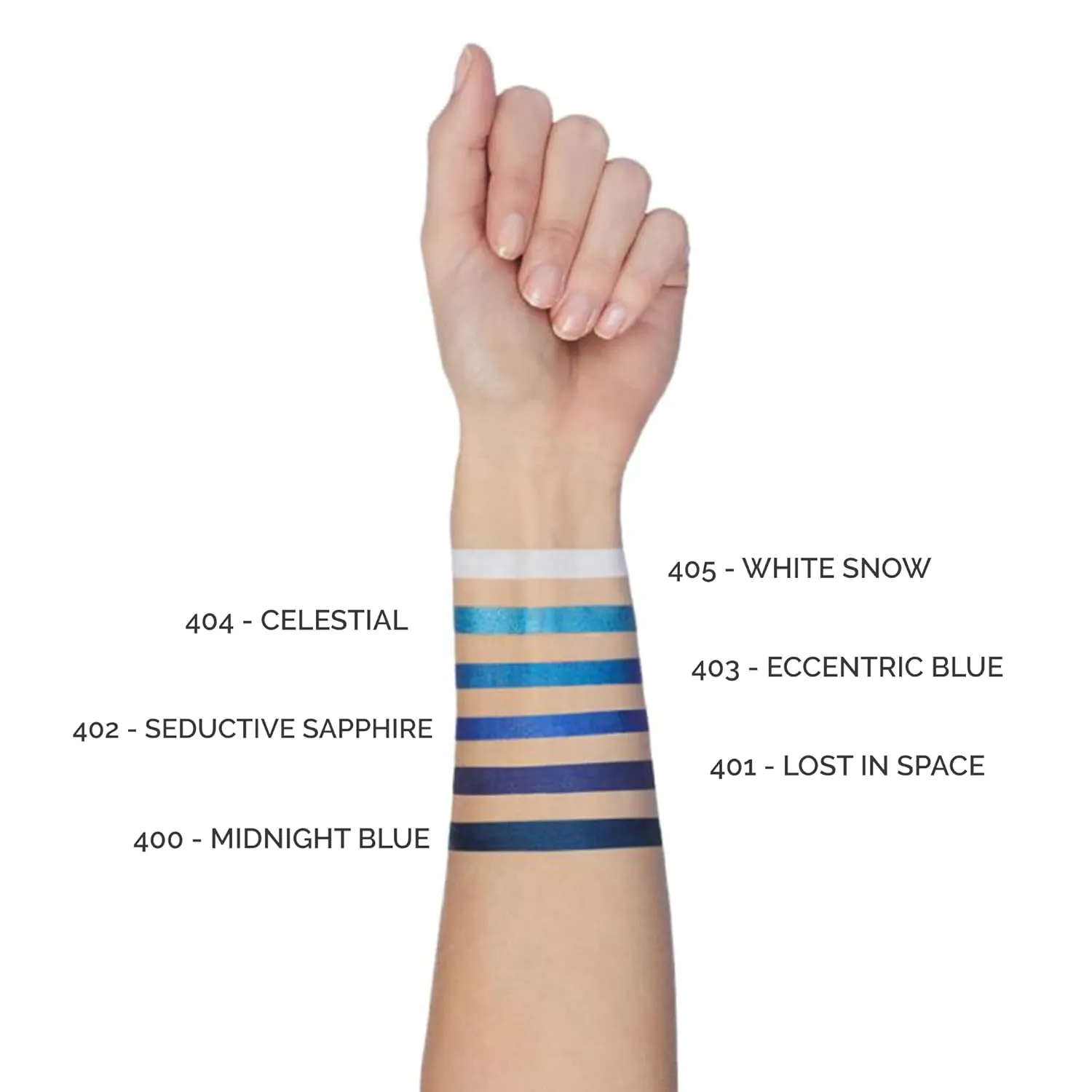 Pupa Milano Vamp! Waterproof Eye Pencil 403 Eccentric Blue - Rich, Cream Liner Pencil to Make Eyes Pop - Long Lasting, Smudge, Tear, Sweat, and Waterproof Formula - 0.12 oz (Pack of 2)