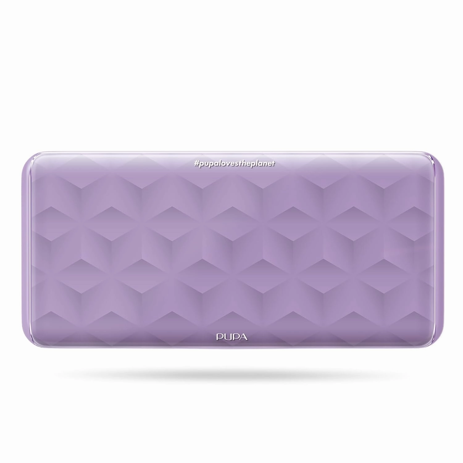 Pupa Milano Make-Up Palette L, 001 Lilac, 0.71 oz - 18 Pan Eyeshadow and Blush Palette, Matte, Shimmer, Metallic Finishes - Blendable Velvety Texture Blush Powder - Talc-Free - Eco-Friendly Packaging