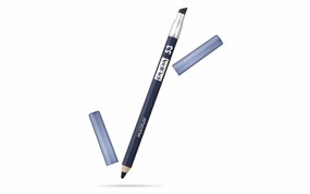 Pupa Milano Multiplay Eye Pencil - Creamy, Blendable Eyeliner With Smudge Tip - Long Wearing, Glamorous Intensity - Smooth And Lasting Color Liner For Waterline Or Lid - 53 Midnight Blue - 0.04 Oz