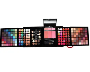 Pure Vie 177 Color All-in-One Holiday Gift Makeup Set Cosmetic Essential Starter Bundle Include Eyeshadow Palette Lipstick Concealer Blush Mascara Foundation Face Powder- Makeup Kit for Women Full Kit