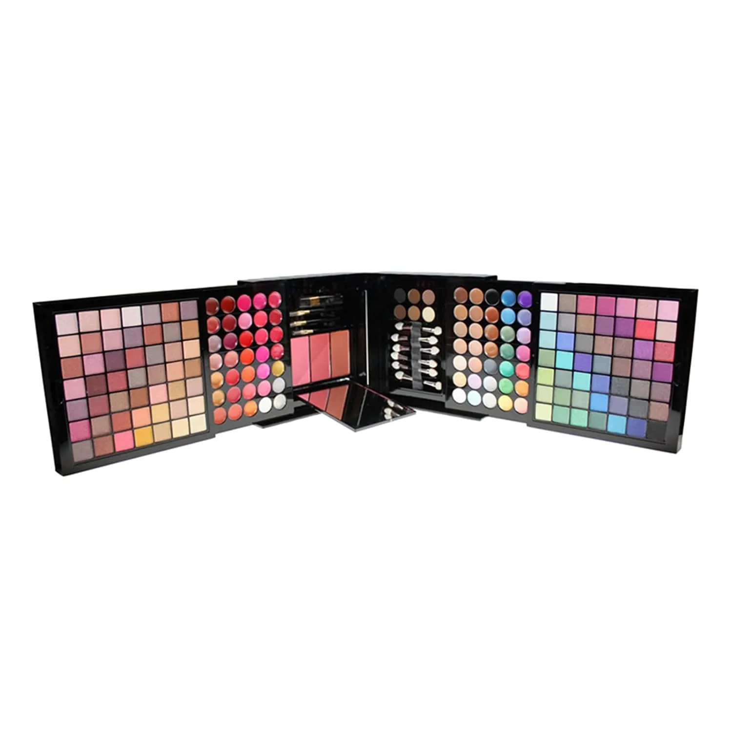 Pure Vie 177 Color All-in-One Holiday Gift Makeup Set Cosmetic Essential Starter Bundle Include Eyeshadow Palette Lipstick Concealer Blush Mascara Foundation Face Powder- Makeup Kit for Women Full Kit