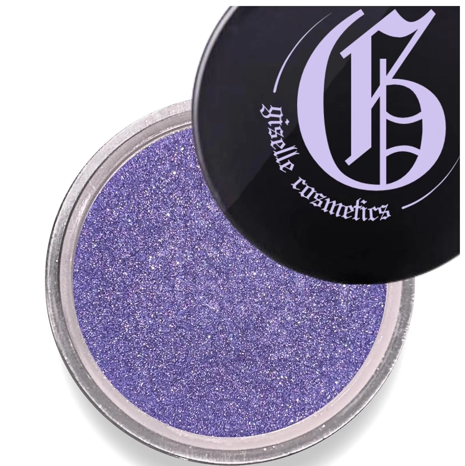 Purple Blue Pez Mineral Eye Shadow - Organic Mineral Makeup, High Pigment Shimmer Eyeshadow, Talc-Free Loose Glitter Powder, Dark Purple & Light Purple Palette