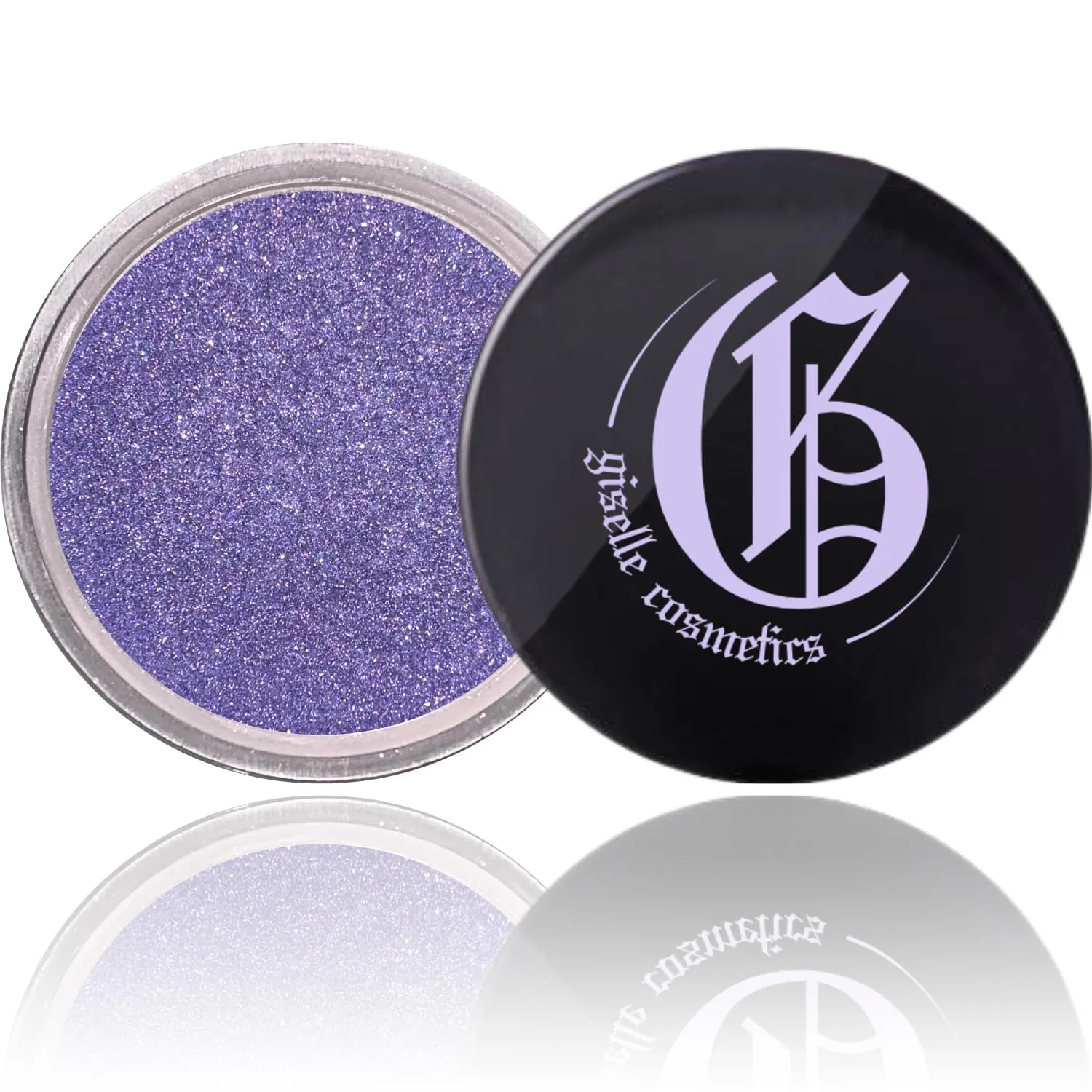 Purple Blue Pez Mineral Eye Shadow - Organic Mineral Makeup, High Pigment Shimmer Eyeshadow, Talc-Free Loose Glitter Powder, Dark Purple & Light Purple Palette