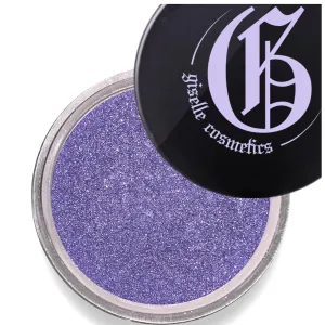 Purple Blue Pez Mineral Eye Shadow - Organic Mineral Makeup, High Pigment Shimmer Eyeshadow, Talc-Free Loose Glitter Powder, Dark Purple & Light Purple Palette