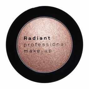 Radiant Professional Diamond Effect Shadow Pressed Powder Metallic Eyeshadow - Natural Shimmer Pigments - Lightweight Makeup Compared to Cream Eyeshadow - Works Well with Eye Crayon/Pencil - 01 Pink