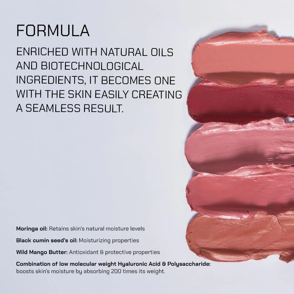 Radiant Professional Touch of Blush - Stick for Cheeks, Lips & Eyes – Vegan Cream Blusher Stick – Lightweight, Hydrating Clean Beauty Makeup – Multi-Use Makeup – Made in Greece (05 PEACH, 0.14 Oz)