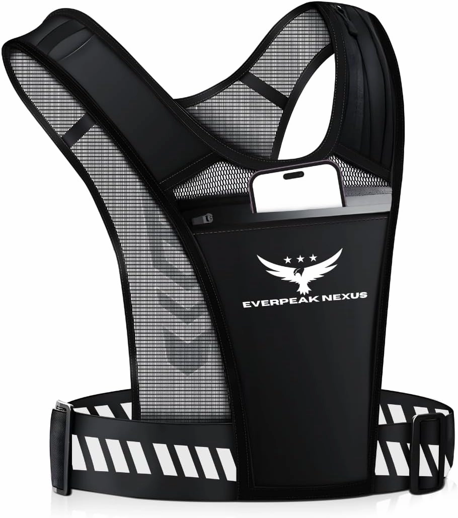 Reflective Running Vest The Ultimate Gear for Comfort, Safety, and Performance – Unisex – Marathon, Cycling, Hiking, and More
