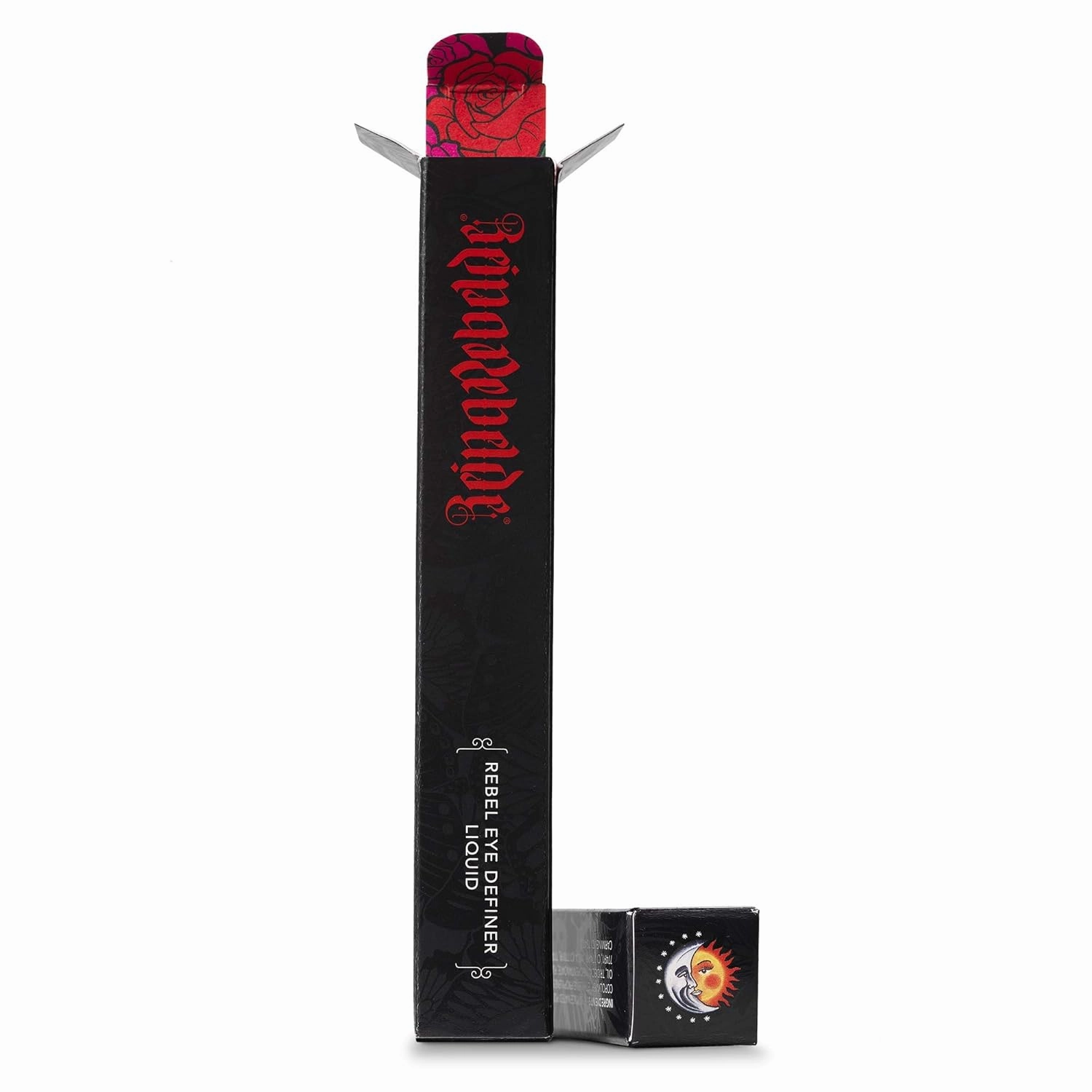 REINA REBELDE Zapatista - Black Liquid Eyeliner | Black Rebel Eye Definer Liquid | Felt Tip, Water Resistant, Long Lasting | Cruelty Free & Vegan/Precise Application