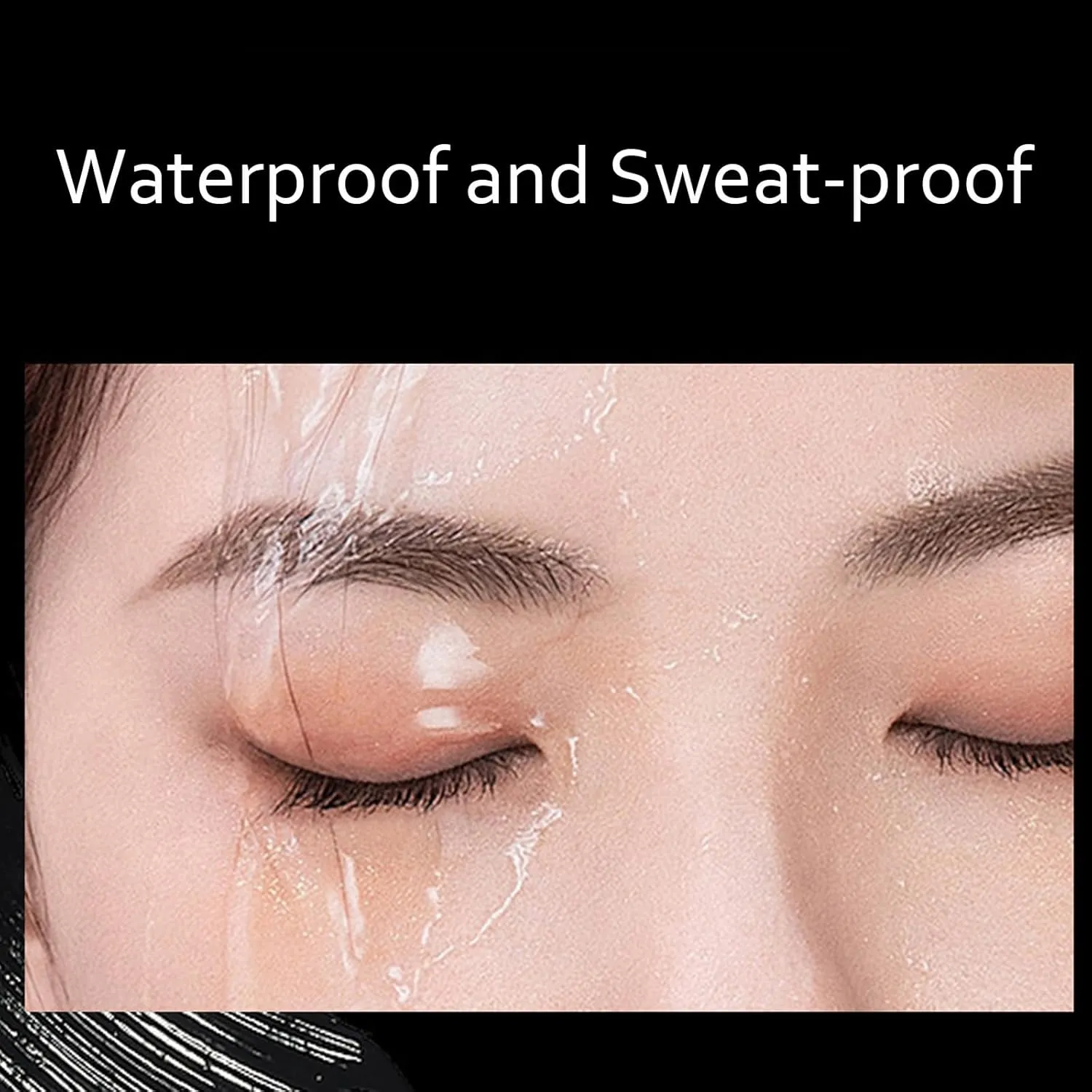 Relaxrich Mascara, Relaxrich Sweatproof Lengthening & Curling Mascara, Comparison Mascaras,Mkry Mascaras, Long-Lasting Smudge-Proof Metal Wand (Black)