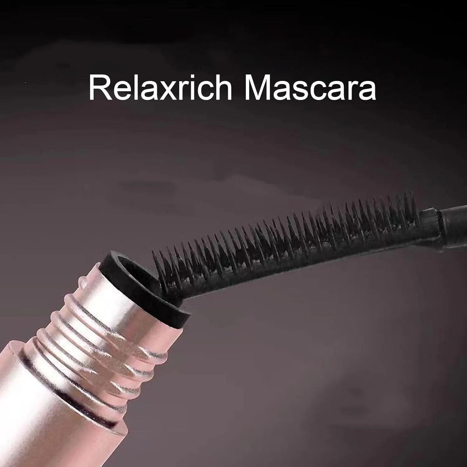 Relaxrich Mascara, Relaxrich Sweatproof Lengthening & Curling Mascara, Comparison Mascaras,Mkry Mascaras, Long-Lasting Smudge-Proof Metal Wand (Black)